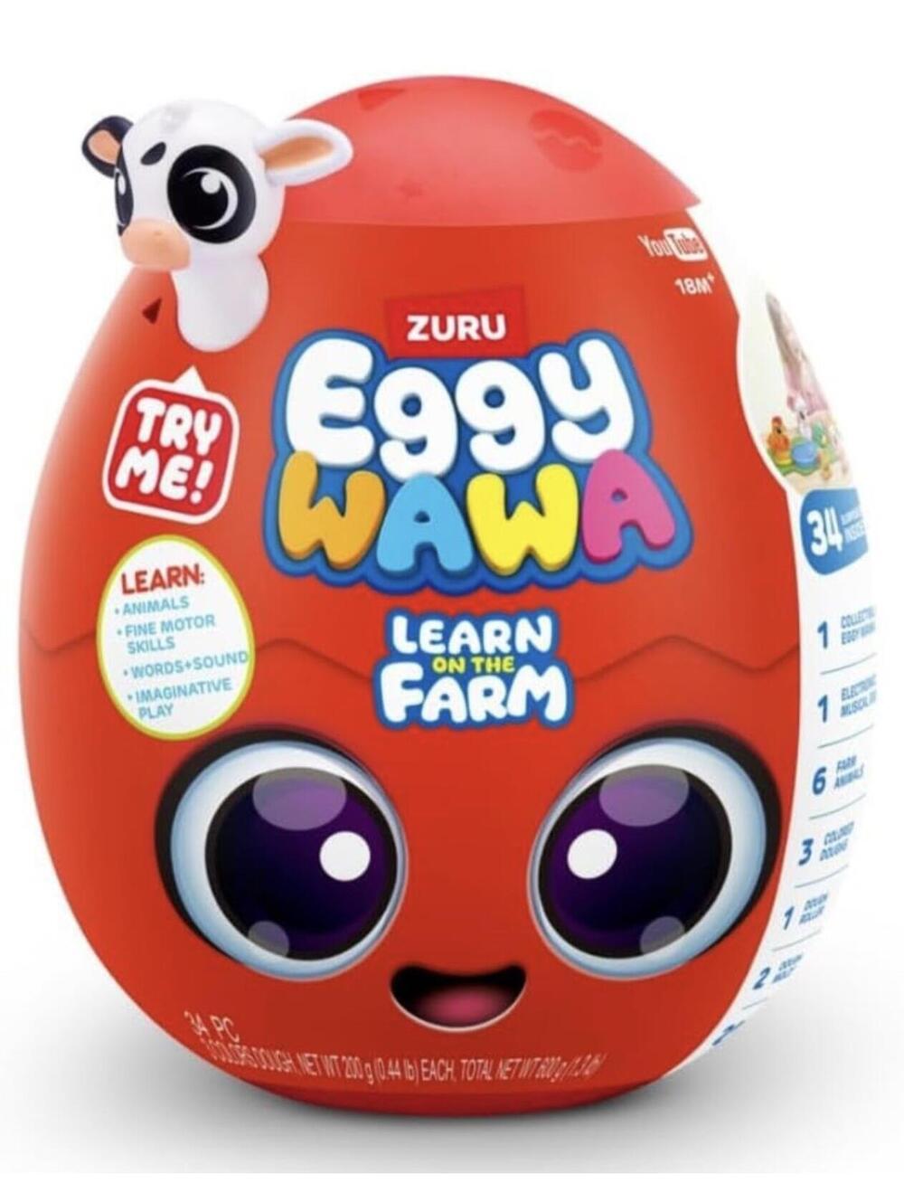 ZURU Eggy Wawa Learn on the Farm Educational Toy